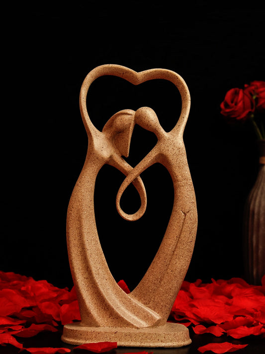 ❤️Beige Textured Romantic Couple Showpiece🤗🏆